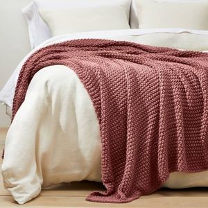Casaluna Chunky Knit Bed Blanket